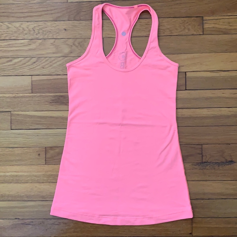 Lululemon Size 6 Light Orange Luon Racerback Tank